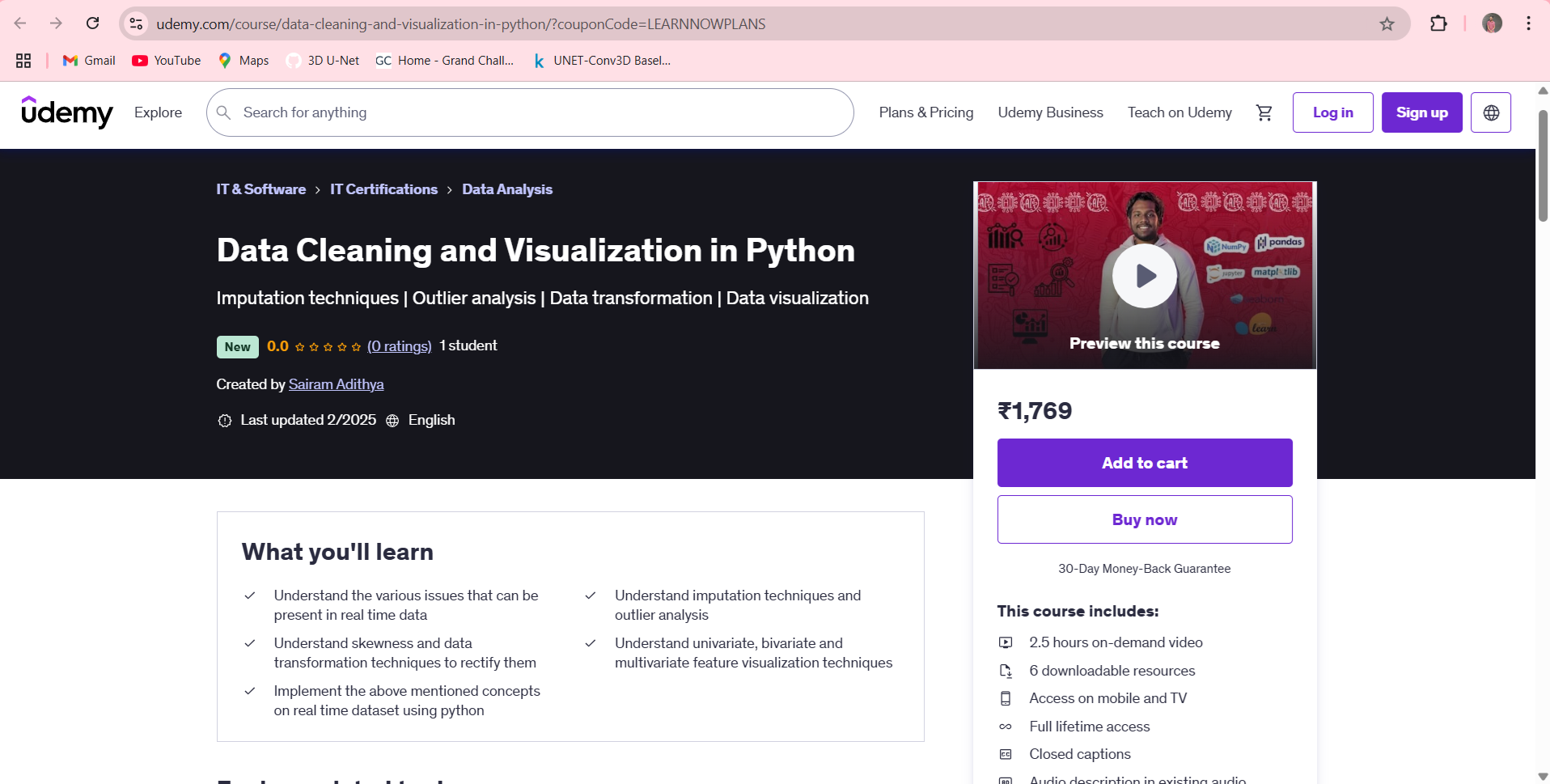 Udemy Course